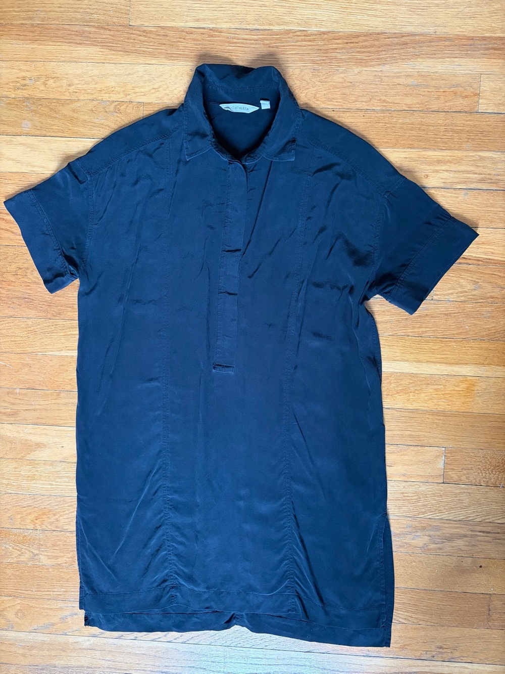Athleta 100% silk tunic size XXS